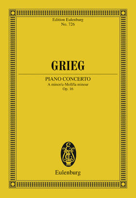 Grieg / Clarke |  Piano Concerto A minor | eBook | Sack Fachmedien