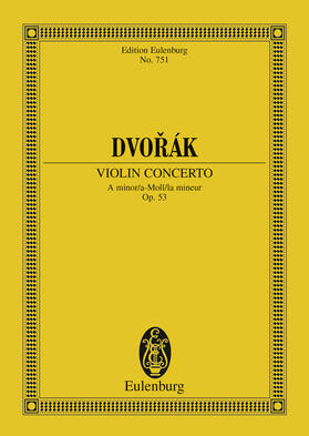 Dvorák / Dvorák |  Violin Concerto A minor | eBook | Sack Fachmedien