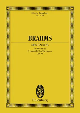 Brahms |  Serenade D major | eBook | Sack Fachmedien