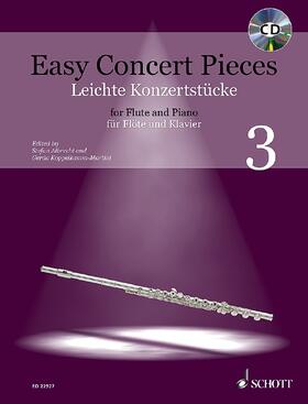 Albrecht / Koppelkamm-Martini |  Easy Concert Pieces. Flöte und Klavier Band 3. Ausgabe mit CD | Buch |  Sack Fachmedien