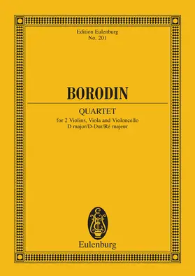 Borodin / Brown |  String Quartet No. 2 D major | eBook | Sack Fachmedien