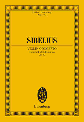 Sibelius |  Violin Concerto D minor | eBook | Sack Fachmedien