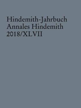 Hindemith-Institut, Frankfurt / Main |  Hindemith-Jahrbuch | Buch |  Sack Fachmedien