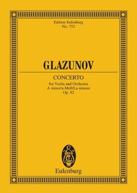 Glazunov |  Violin Concerto A minor | eBook | Sack Fachmedien