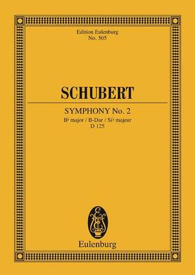 Schubert |  Symphony No. 2 Bb major | eBook | Sack Fachmedien