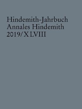 Hindemith-Institut, Frankfurt / Main |  Hindemith-Jahrbuch | Buch |  Sack Fachmedien