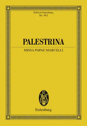 Palestrina / Schering |  Missa Papae Marcelli | eBook | Sack Fachmedien