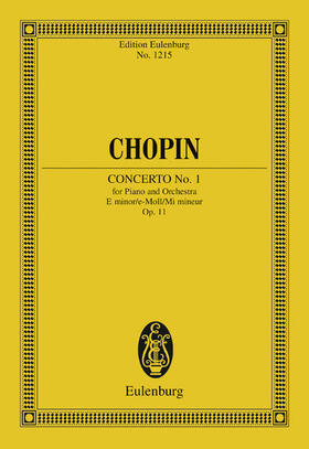 Chopin / Neubacher |  Piano Concerto No. 1 E minor | eBook | Sack Fachmedien