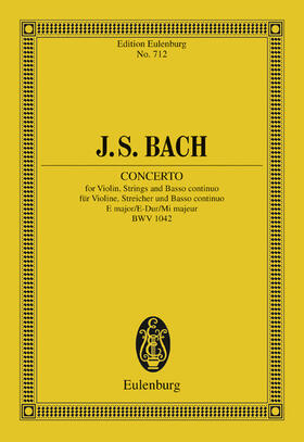Bach / Clarke |  Violin Concerto, E major | eBook | Sack Fachmedien