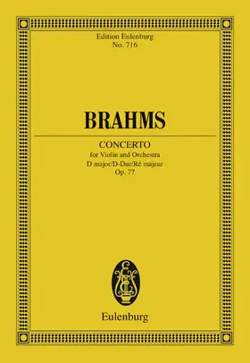 Brahms / Clarke |  Violin Concerto D major | eBook | Sack Fachmedien