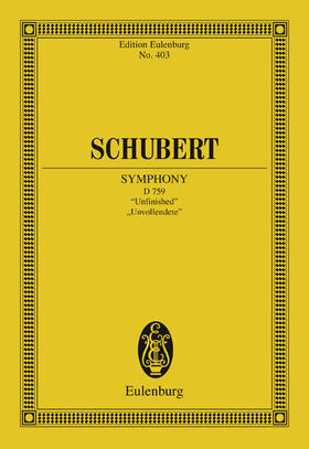 Schubert |  Symphony B minor | eBook | Sack Fachmedien