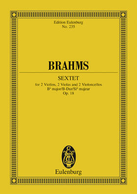 Brahms / Altmann |  Sextet Bb major | eBook | Sack Fachmedien