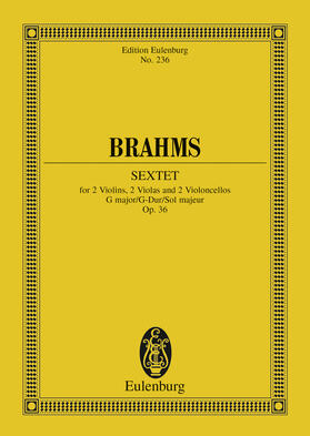 Brahms / Altmann |  String Sextet G major | eBook | Sack Fachmedien