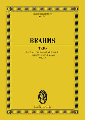 Brahms / Altmann |  Piano Trio C major | eBook | Sack Fachmedien