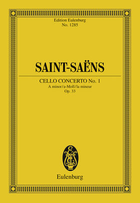 Saint-Saëns |  Cello Concerto No. 1 A minor | eBook | Sack Fachmedien