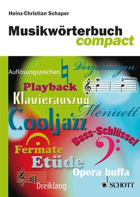 Schaper |  Musikwörterbuch compact | Buch |  Sack Fachmedien