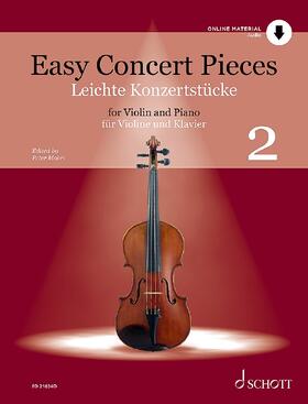 Mohrs |  Leichte Konzertstücke - Easy Concert Pieces für Violine und Klavier | Buch |  Sack Fachmedien