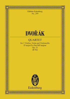 Dvorák / Dvorák |  String Quartet Eb major | eBook | Sack Fachmedien