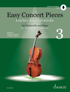 Deserno / Mohrs |  Leichte Konzertstücke Band 3. Violoncello und Klavier | Buch |  Sack Fachmedien