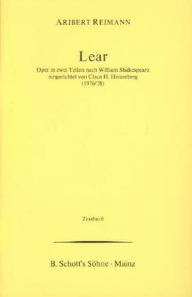  Lear | Buch |  Sack Fachmedien