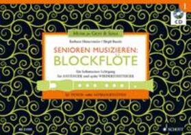 Hintermeier / Baude |  Senioren musizieren: Blockflöte. Lehrbuch mit CD | Buch |  Sack Fachmedien