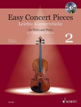 Mohrs |  Easy Concert Pieces Violine u. Klavier 2/m. CD | Buch |  Sack Fachmedien