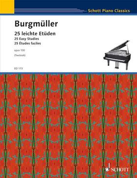 Burgmüller / Twelsiek |  25 Etüden, opus 100 für Klavier | Buch |  Sack Fachmedien