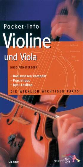Pinksterboer |  Pocket-Info Violine und Viola | Buch |  Sack Fachmedien