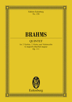 Brahms |  String Quintet G major | eBook | Sack Fachmedien