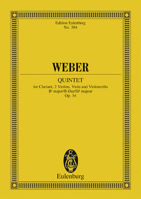 Weber |  Quintet Bb major | eBook | Sack Fachmedien