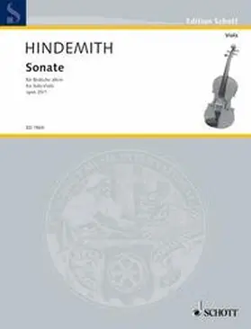  Sonate. für Bratsche allein. op. 25/1. Viola. | Buch |  Sack Fachmedien