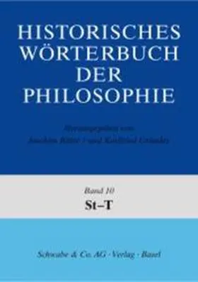 Ritter / Gründer |  Historisches Wörterbuch der Philosophie (HWPH). Band 10, St-T | Buch |  Sack Fachmedien