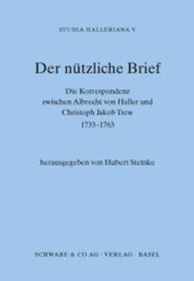 Steinke |  Studia Halleriana / Der nützliche Brief | Buch |  Sack Fachmedien