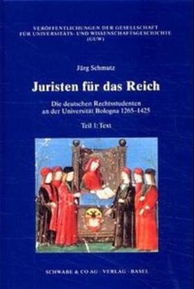 Schmutz |  Juristen für das Reich | Buch |  Sack Fachmedien