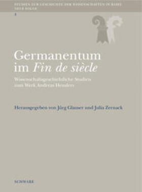 Glauser / Zernack |  Germanentum im Fin de siècle | Buch |  Sack Fachmedien