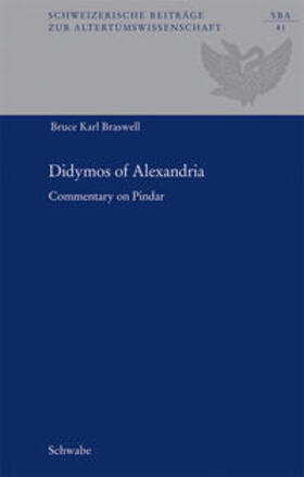 Braswell / Billerbeck |  Didymos of Alexandria | Buch |  Sack Fachmedien
