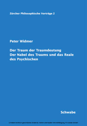 Widmer |  Der Traum der Traumdeutung | eBook | Sack Fachmedien