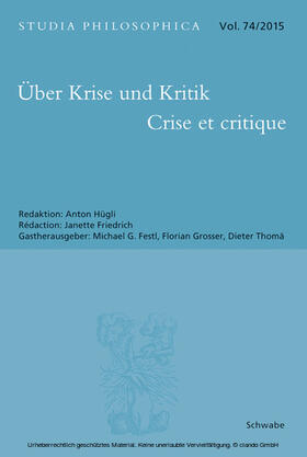 Hügli / Friedrich / Thomae |  Über Krise und Kritik - Crise et critique | eBook | Sack Fachmedien