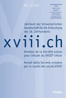 Boscani / Nicoli |  xviii.ch Vol. 7/2016 | Buch |  Sack Fachmedien