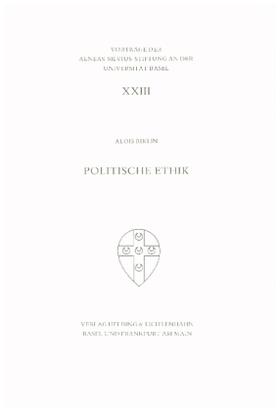 Riklin |  Politische Ethik | Buch |  Sack Fachmedien