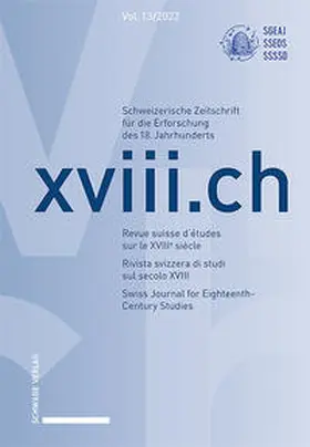 SGEAJ |  xviii.ch, Vol. 13/2022 | Buch |  Sack Fachmedien