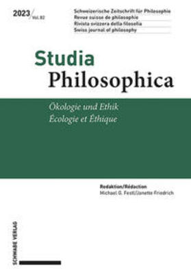Schweizerische Philosophische Gesellschaft / Festl / Friedrich |  Ökologie und Ethik / Écologie et Éthique | Buch |  Sack Fachmedien