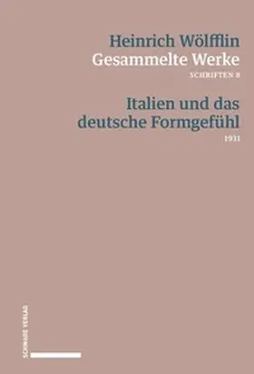 Wölfflin |  Italien und das deutsche Formgefühl | Buch |  Sack Fachmedien