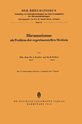 Studer | Rheumatismus | Buch | 978-3-7985-0155-3 | sack.de