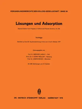 Lagaly |  Lösungen und Adsorption | Buch |  Sack Fachmedien