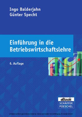 Balderjahn / Specht |  Einführung in die Betriebswirtschaftslehre | eBook | Sack Fachmedien