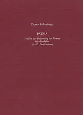 Eichenberger |  Patria | Buch |  Sack Fachmedien