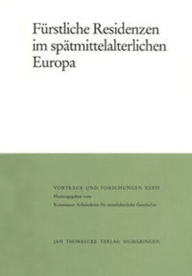 Paravicini / Patze |  Fürstliche Residenzen im spätmittelalterlichen Europa | Buch |  Sack Fachmedien