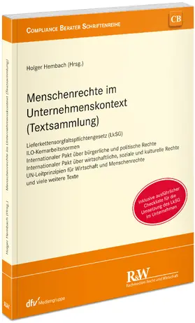 Hembach |  Menschenrechte im Unternehmenskontext (Textsammlung) | Buch |  Sack Fachmedien