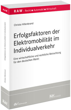 Hillenbrand |  Erfolgsfaktoren der Elektromobilität im Individualverkehr | Buch |  Sack Fachmedien